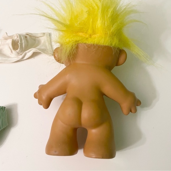 Vintage Russ Trolls Golf Pro Troll dressed with Golf Club Outfit Visor - Picture 16 of 16